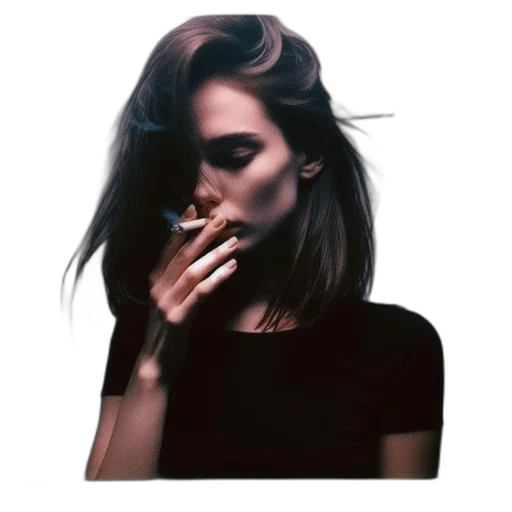 face, jacket, mask, hair transparent PNG cut-out
