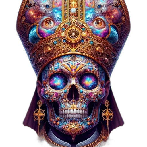 mask, face, crown, jewelry transparent PNG cut-out