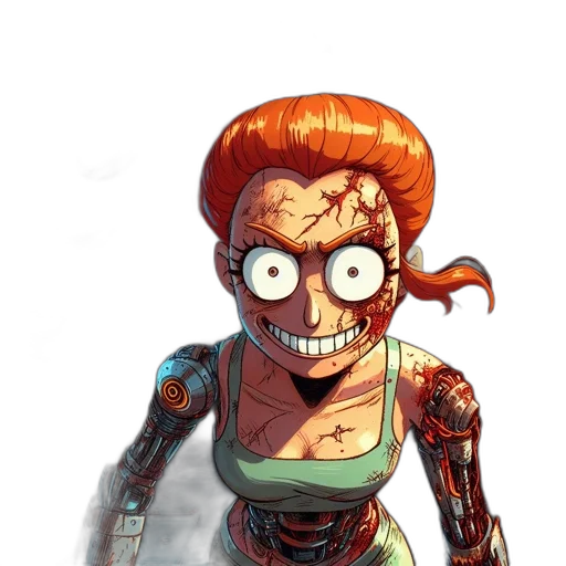 face, robot, mask, creature transparent PNG cut-out