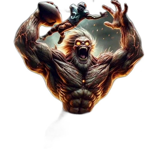 creature, staff, animal, weapon transparent PNG cut-out
