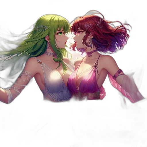 watercolor, concept art, anime, fantasy art transparent PNG cut-out