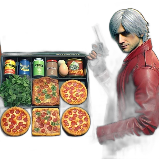 food, jacket, concept art, pixel art transparent PNG cut-out