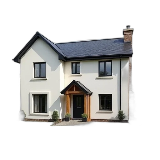 building, 3d render, bedroom, detached transparent PNG cut-out