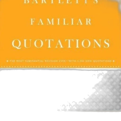 cover, bartlett, familiar, quotations transparent PNG cut-out