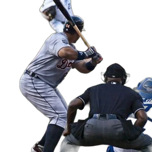 baseball, player, grey, uniform transparent PNG cut-out