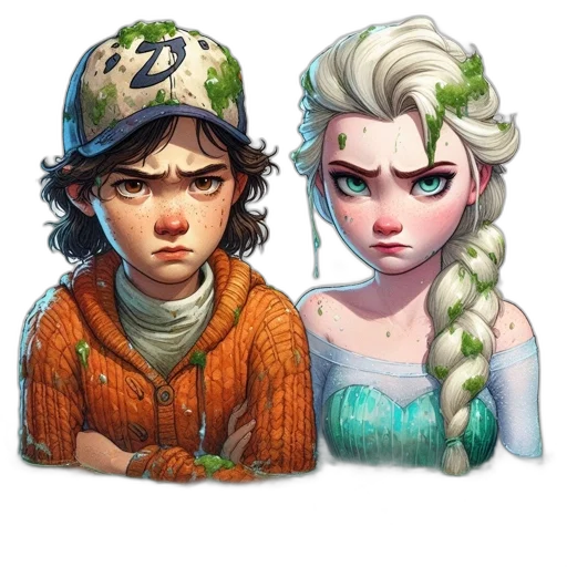 fantasy art, concept art, pixel art, comic book art transparent PNG cut-out