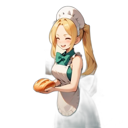 food, dress, staff, hat transparent PNG cut-out