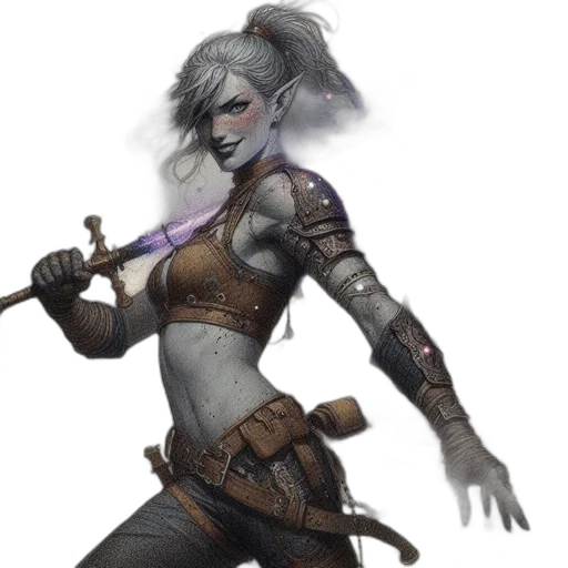 staff, weapon, sword, fantasy art transparent PNG cut-out