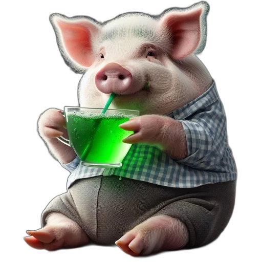 food, animal, creature, 3d render transparent PNG cut-out