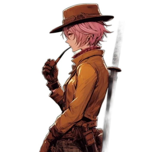staff, hat, weapon, sword transparent PNG cut-out