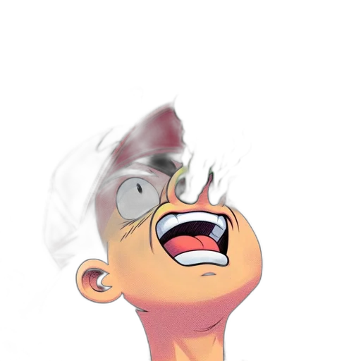 face, mask, creature, hair transparent PNG cut-out