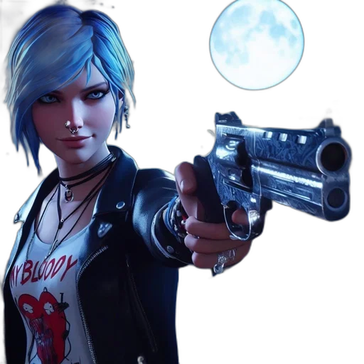 weapon, jacket, concept art, comic book art transparent PNG cut-out