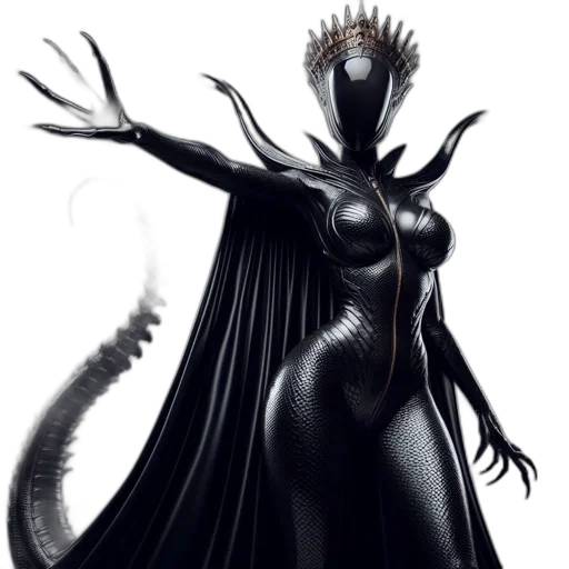 dress, creature, dragon, concept art transparent PNG cut-out