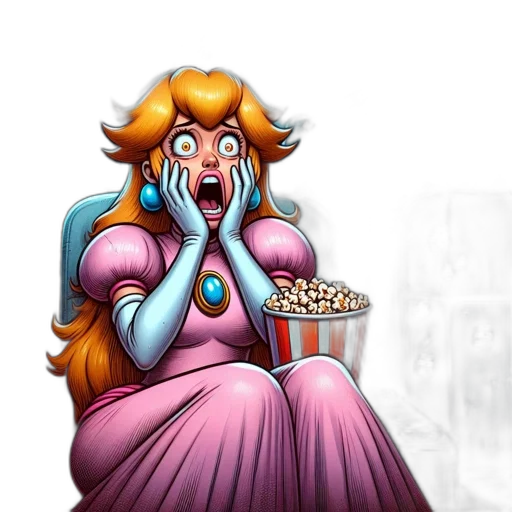concept art, comic book art, cartoon, princess transparent PNG cut-out