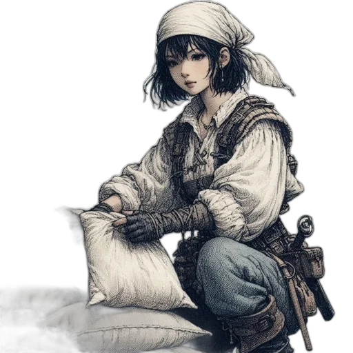 staff, weapon, sword, hat transparent PNG cut-out