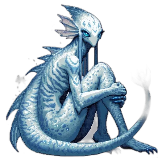 dragon, creature, animal, staff transparent PNG cut-out