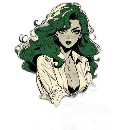 staff, hair, jewelry, dress transparent PNG cut-out