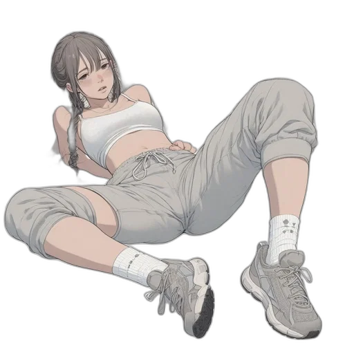 shoes, concept art, anime, pixel art transparent PNG cut-out
