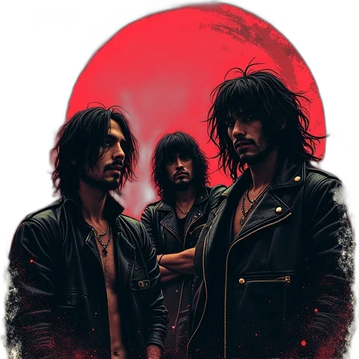 jacket, comic book art, concept art, red transparent PNG cut-out