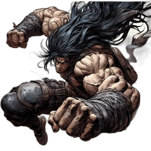 hair, dragon, creature, comic book art transparent PNG cut-out