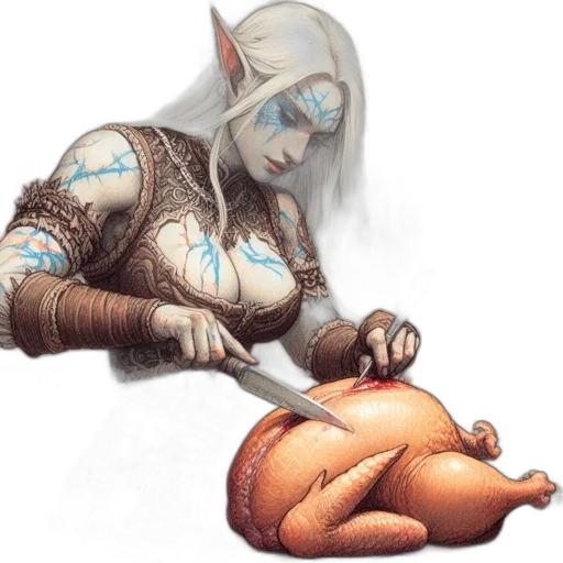 dragon, food, creature, fantasy art transparent PNG cut-out
