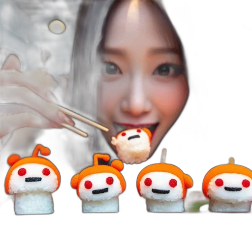 face, food, robot, staff transparent PNG cut-out
