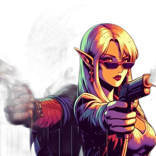 weapon, comic book art, fantasy art, concept art transparent PNG cut-out