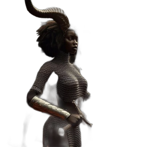 dress, staff, robot, creature transparent PNG cut-out