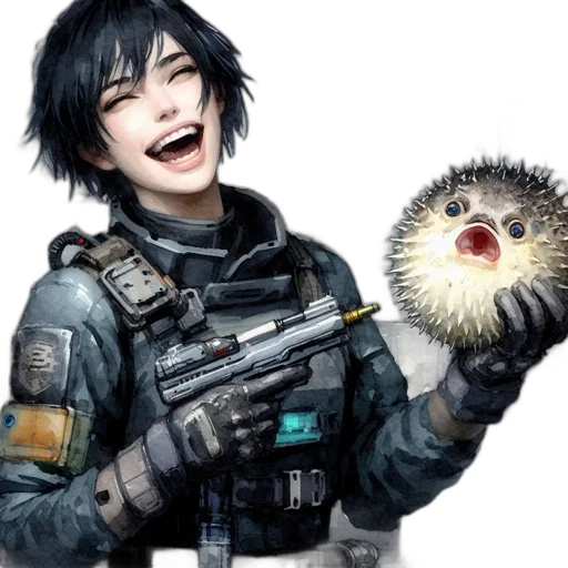 weapon, animal, staff, creature transparent PNG cut-out