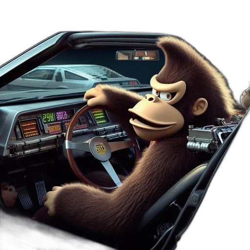 car, animal, concept art, photorealistic transparent PNG cut-out