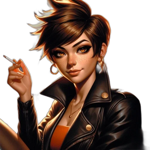 jacket, staff, face, jewelry transparent PNG cut-out