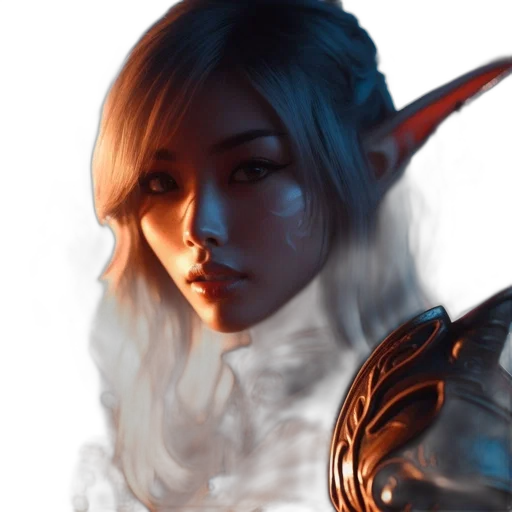 dragon, staff, face, sword transparent PNG cut-out