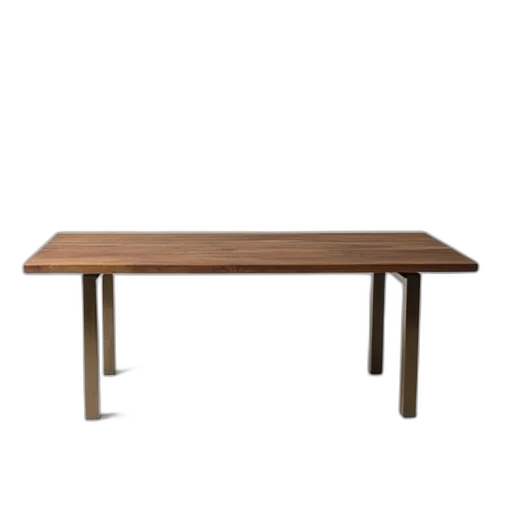furniture, 3d render, rectangular, wooden transparent PNG cut-out