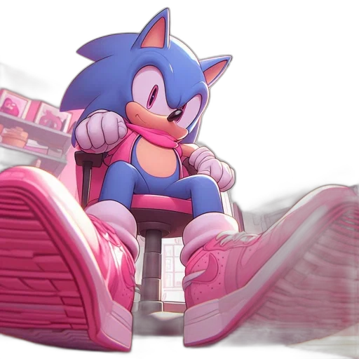 weapon, shoes, vaporwave, concept art transparent PNG cut-out