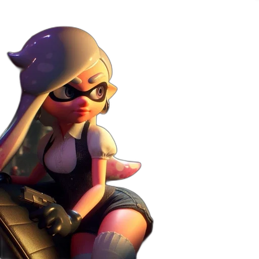 weapon, dress, concept art, 3d render transparent PNG cut-out