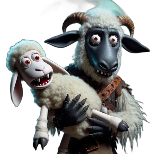 animal, mask, creature, concept art transparent PNG cut-out