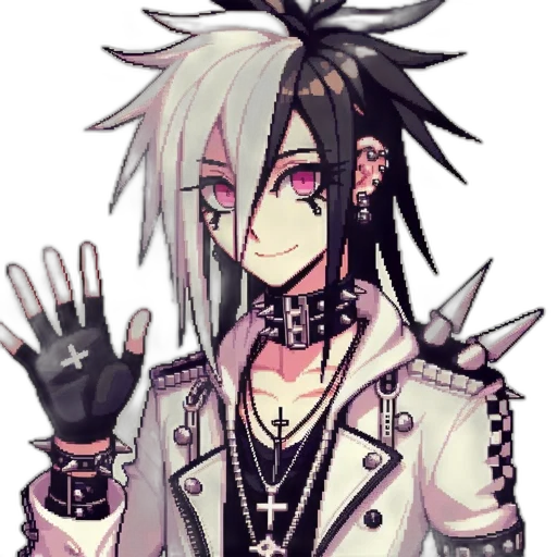 staff, jewelry, creature, pixel art transparent PNG cut-out