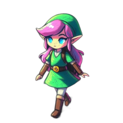 staff, dress, hat, weapon transparent PNG cut-out
