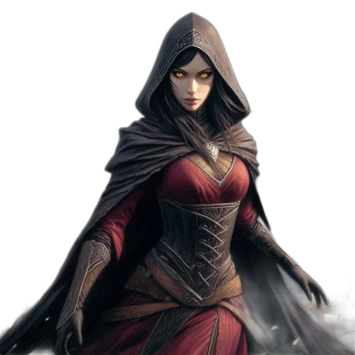 fantasy art, concept art, comic book art, photorealistic transparent PNG cut-out