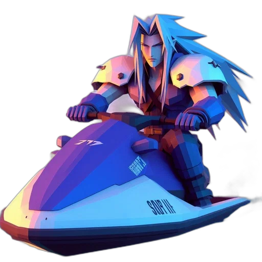 robot, weapon, sword, jacket transparent PNG cut-out
