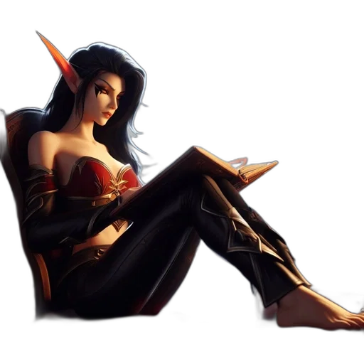 fantasy art, concept art, comic book art, pixel art transparent PNG cut-out