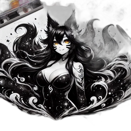 mask, dragon, dress, fantasy art transparent PNG cut-out