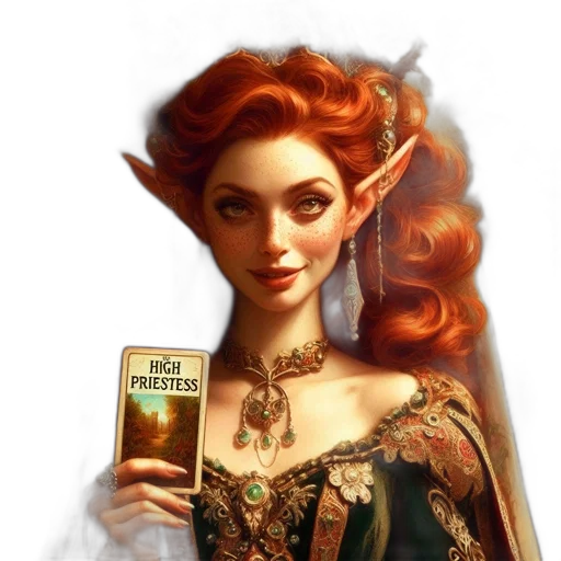 jewelry, dress, staff, fantasy art transparent PNG cut-out
