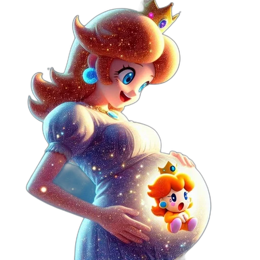 crown, dress, concept art, pixel art transparent PNG cut-out