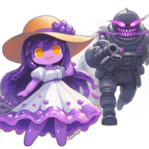 robot, dress, creature, concept art transparent PNG cut-out