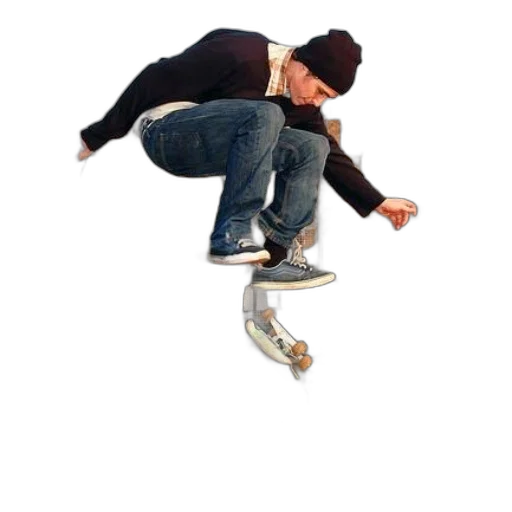 shoes, hat, jacket, photorealistic transparent PNG cut-out