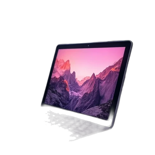 3d render, surface, tablet, pictured transparent PNG cut-out