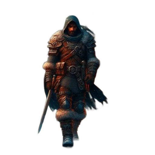 sword, weapon, staff, jacket transparent PNG cut-out