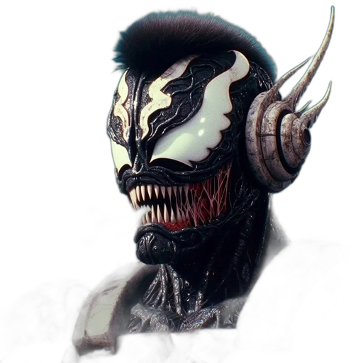 mask, creature, face, staff transparent PNG cut-out