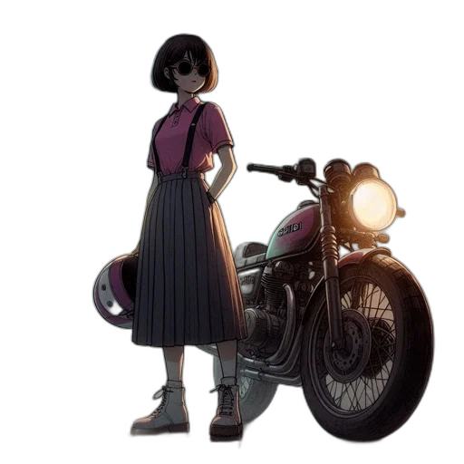 dress, jacket, car, robot transparent PNG cut-out
